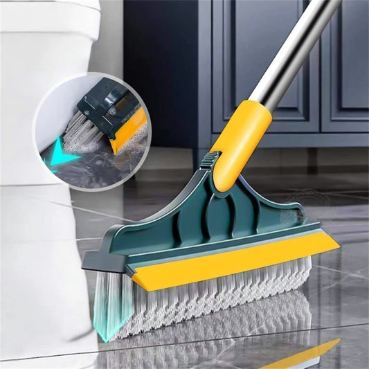 2-in-1 Floor Cleaning Brush/Scrubber with Wiper - π Free Shipping on Limited Stock