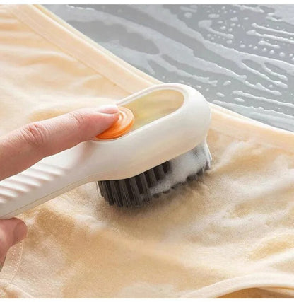 Multi-Functional Cleaning Brush with Soap Dispenser (Random Color)