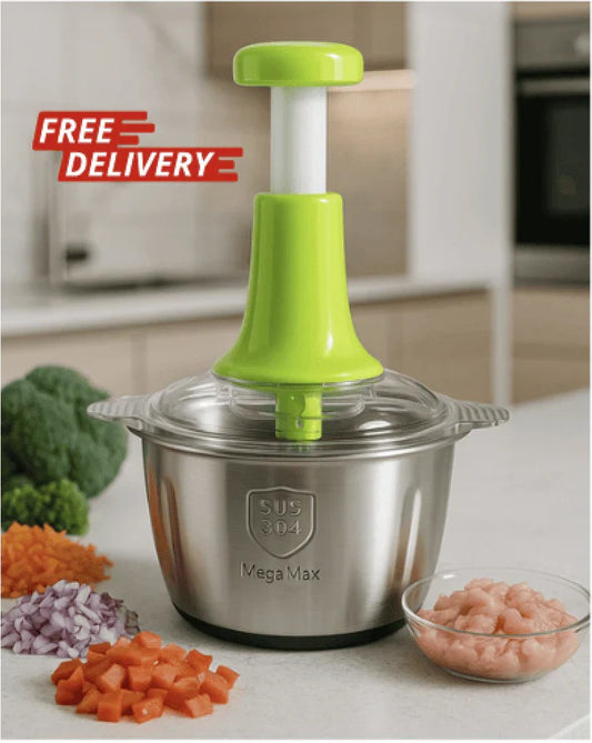 2L Manual Food Chopper | Chop, Mince & Dice (Random Color)