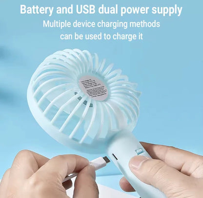 🌬️ Portable Hand Fan (Random Color)