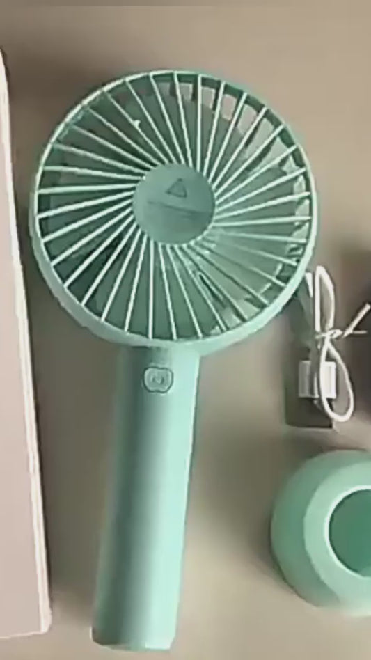 Portable Hand Fan (Random Color) - 🚚 Free Shipping on Limited Stock