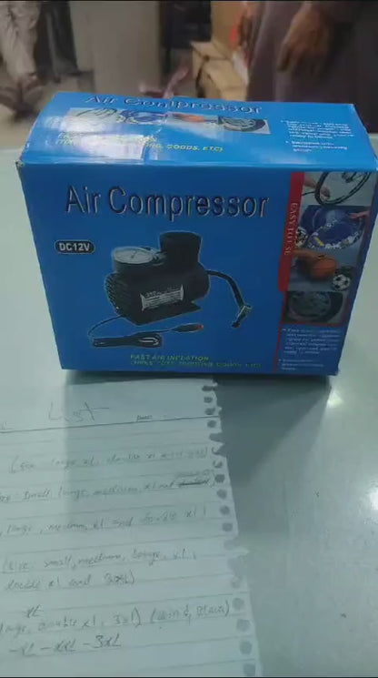 Mini 12V Car Air Pump | Tyre Compressor