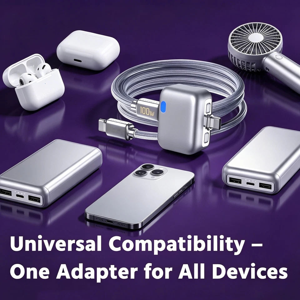 Automatic Charging Disconnector | Smart Auto Power Cut-Off Battery Protector | Type-C to Type-C - 🚚 Free Shipping on Limited Stock