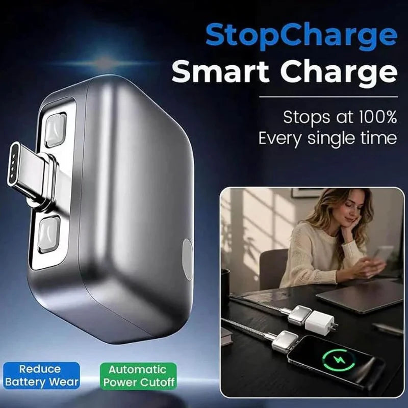 Automatic Charging Disconnector | Smart Auto Power Cut-Off Battery Protector | Type-C to Type-C - 🚚 Free Shipping on Limited Stock