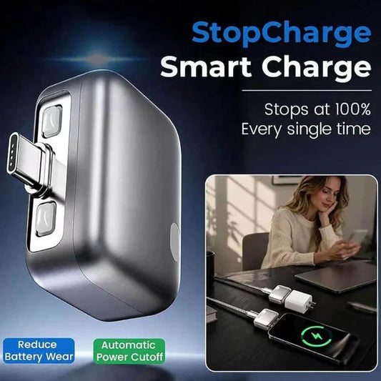 Automatic Charging Disconnector | Smart Auto Power Cut-Off Battery Protector | Type-C to Type-C - 🚚 Free Shipping on Limited Stock